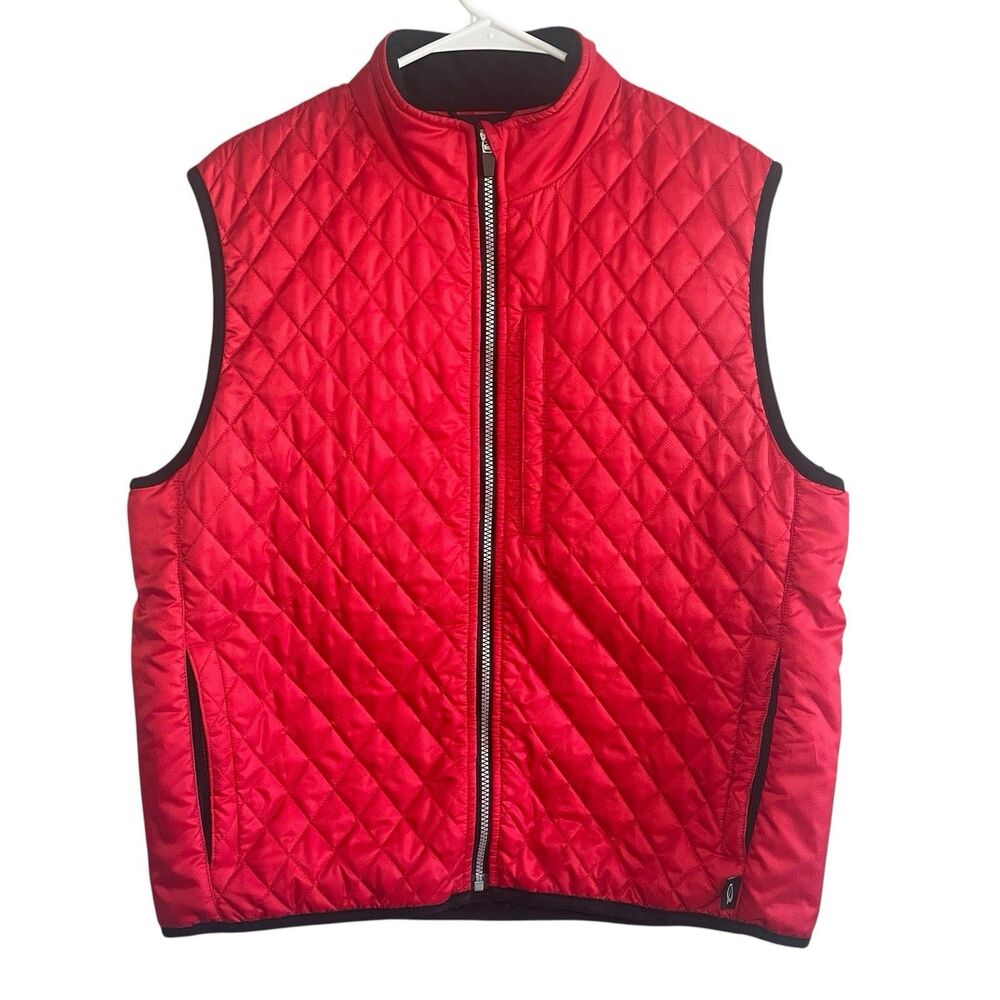 Obermeyer Quilted Vest Weather X System Winter Snow Jacket Skiing Red Women 14